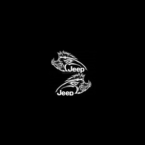Adesivo cinghiale JEEP