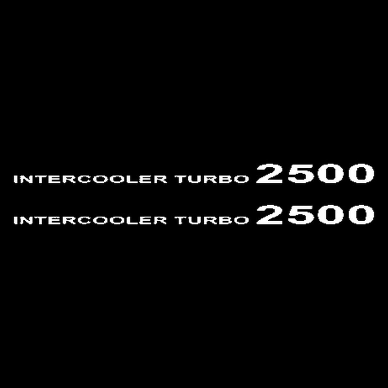 Adesivo  intercooler turbo 2500