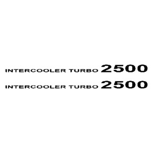 Adesivo  intercooler turbo...