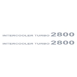 Adesivo  intercooler turbo 2800