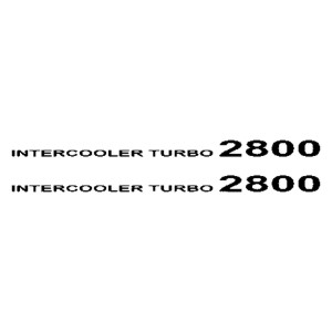 Adesivo  intercooler turbo...