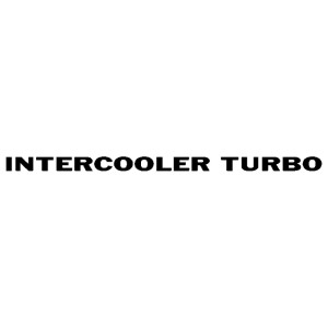 Adesivo  intercooler turbo...