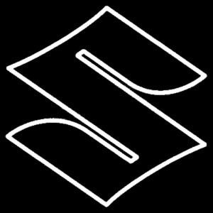 Adesivo logo SUZUKI contorno