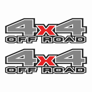 Coppia adesivi 4x4 off road...