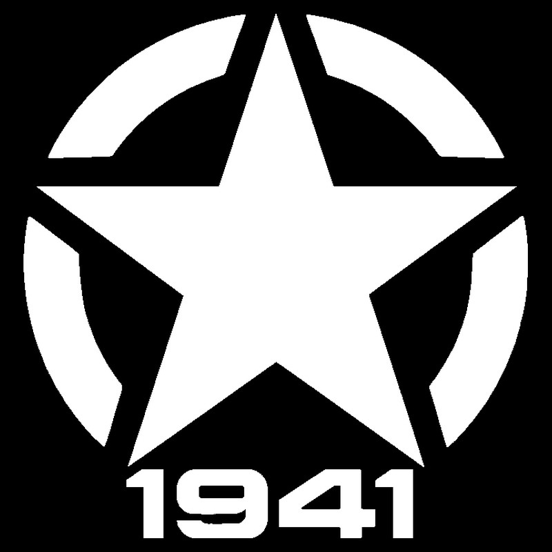 Adesivo stella US ARMY 1941 v3