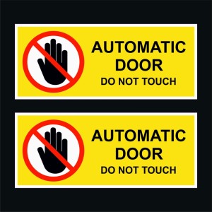 Coppia adesivi AUTOMATIC DOOR