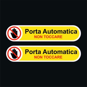 Coppia adesivi PORTA...