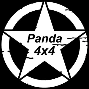 Adesivo stella US ARMY consumata panda 4x4