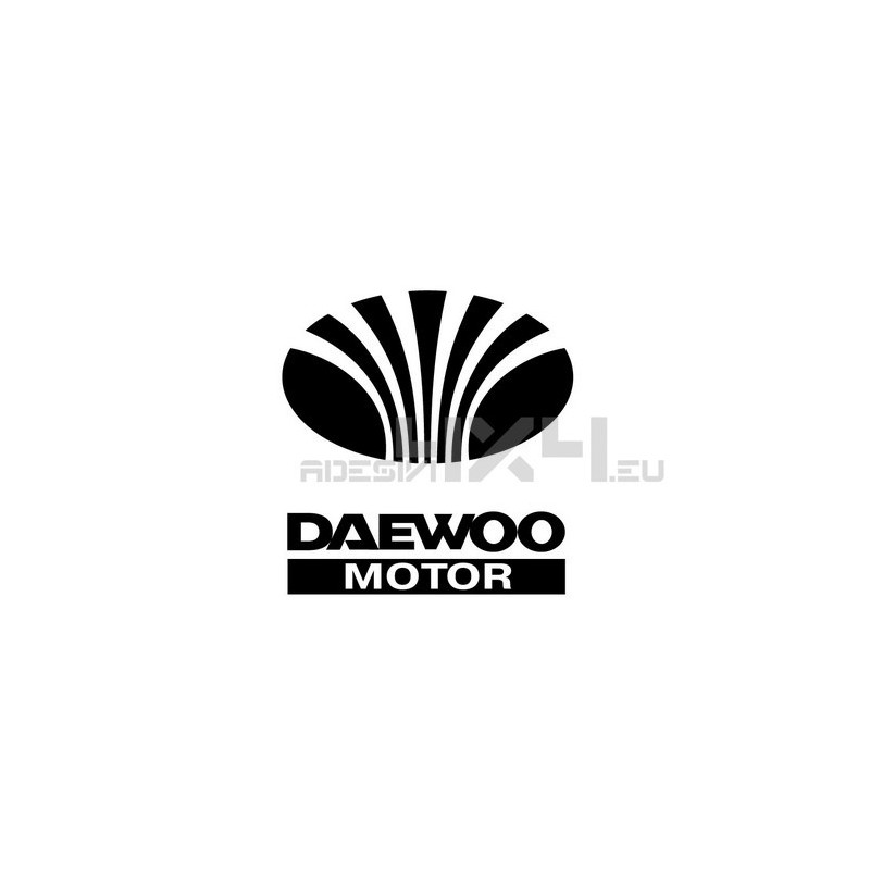Adesivo daewoo motor