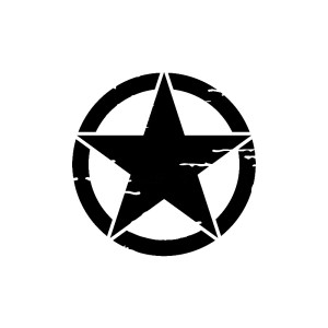 Adesivo stella US ARMY...