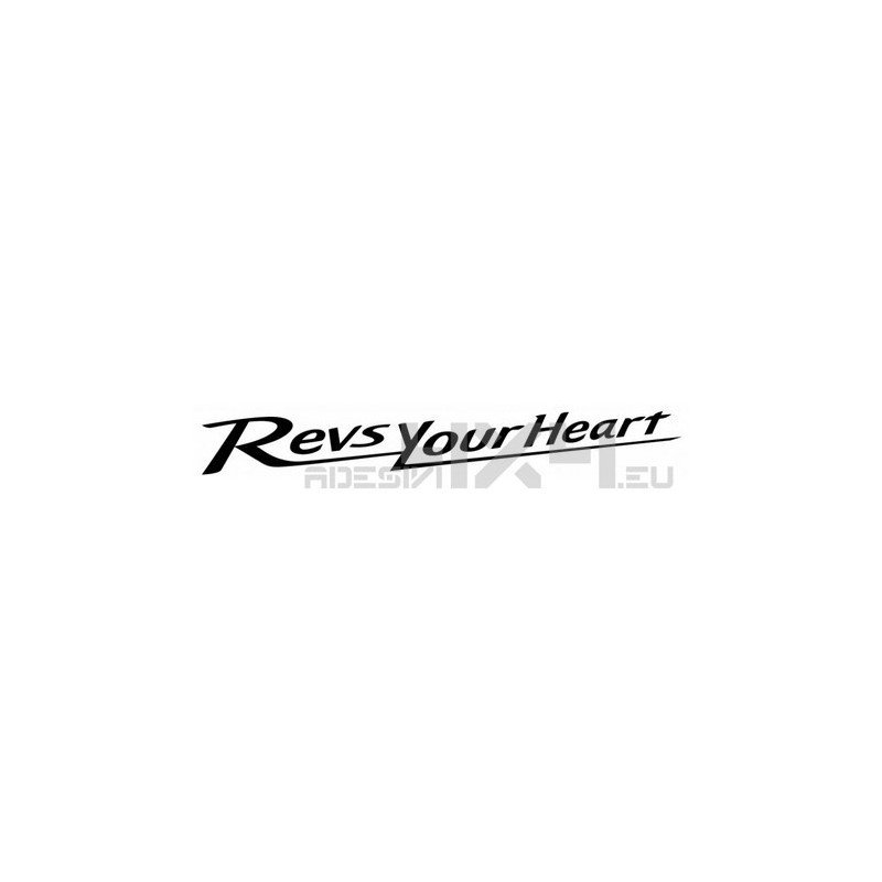 Adesivo yamaha revs your heart