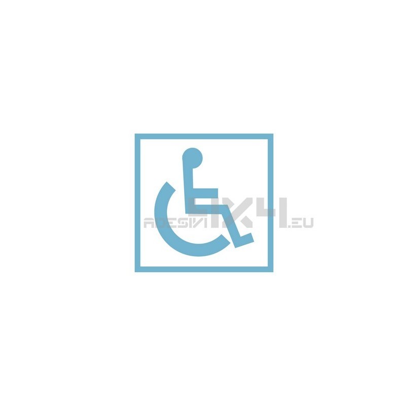 Adesivo segnaletica WC bagno mod.14