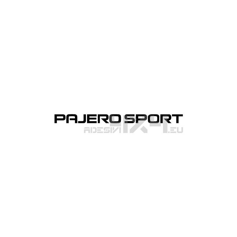 Adesivo mitsubishi  pajero sport scritta