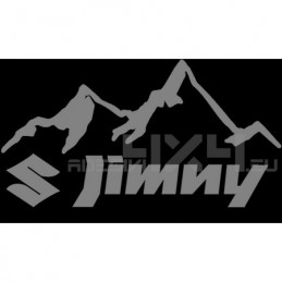 Adesivo 4x4 montagne jimny