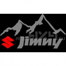 Adesivo 4x4 montagne jimny