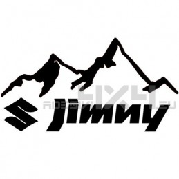 Adesivo 4x4 montagne jimny