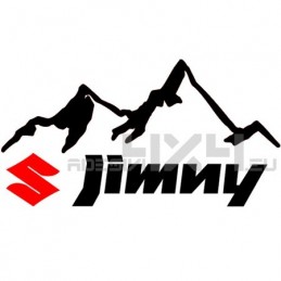 Adesivo 4x4 montagne jimny