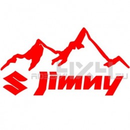 Adesivo 4x4 montagne jimny