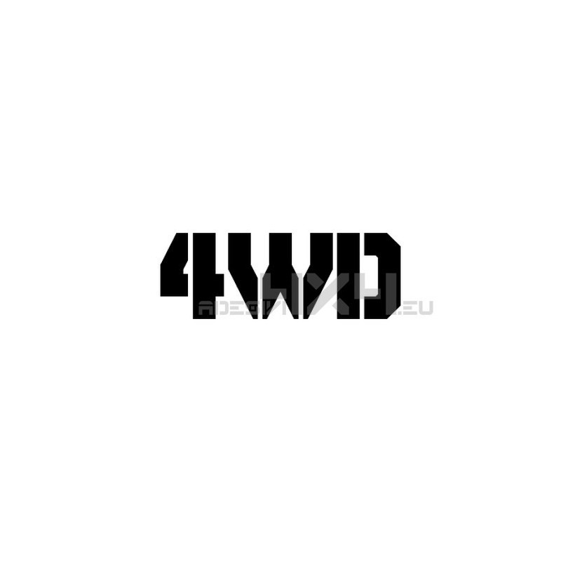 Adesivo scritta 4wd mod.b