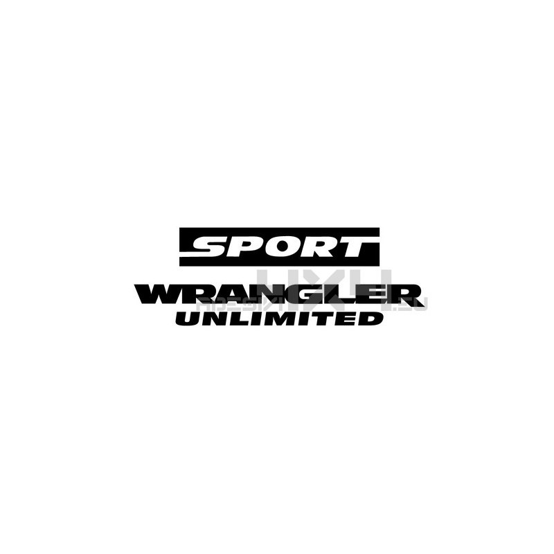 Adesivo jeep WRANGLER UNLIMITED sport