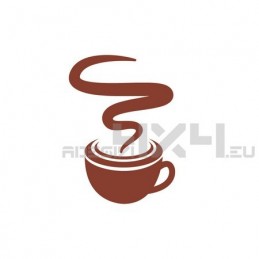 Adesivo tazzina caffe 