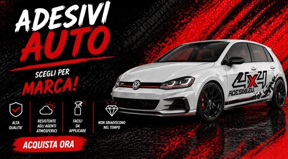 adesivi per auto - scegli per marca